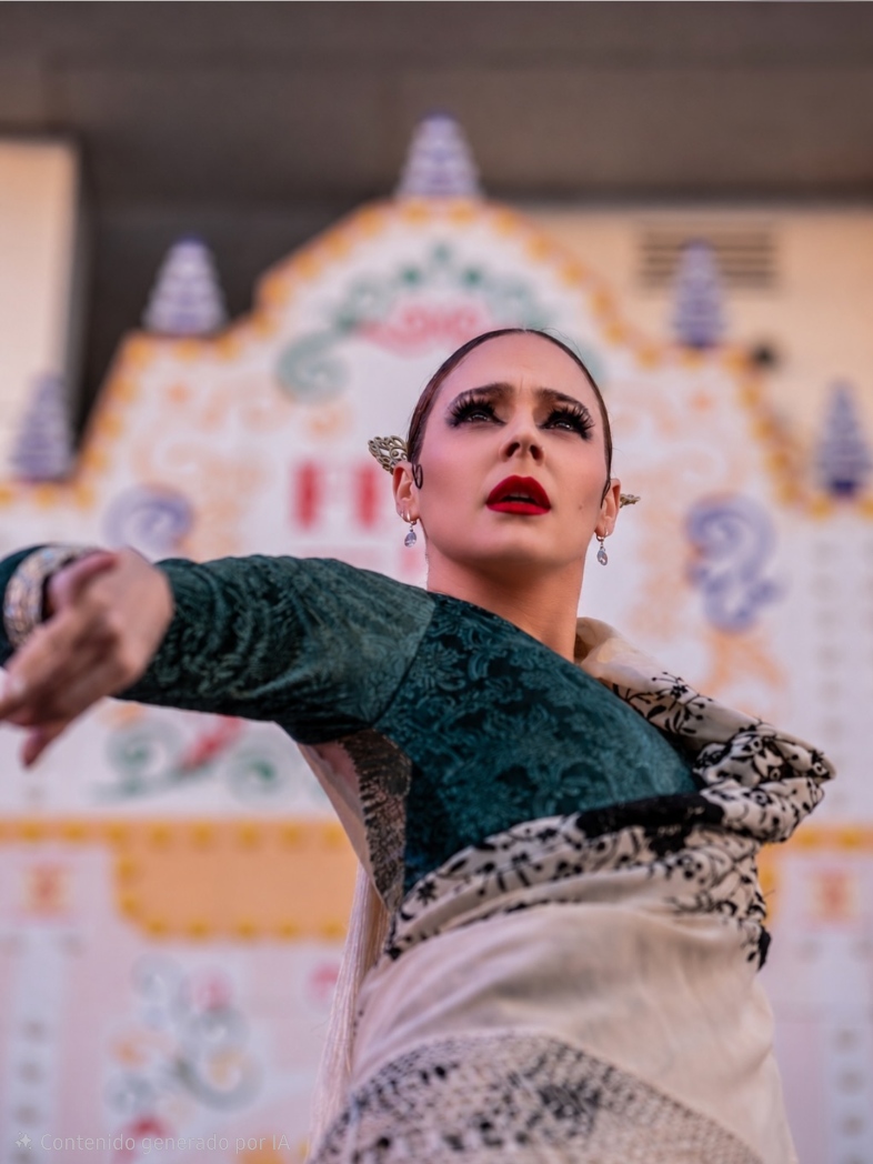 Amanda de Paula bailaora flamenca profesional Las Palmas de Gran Canaria — retrato artístico