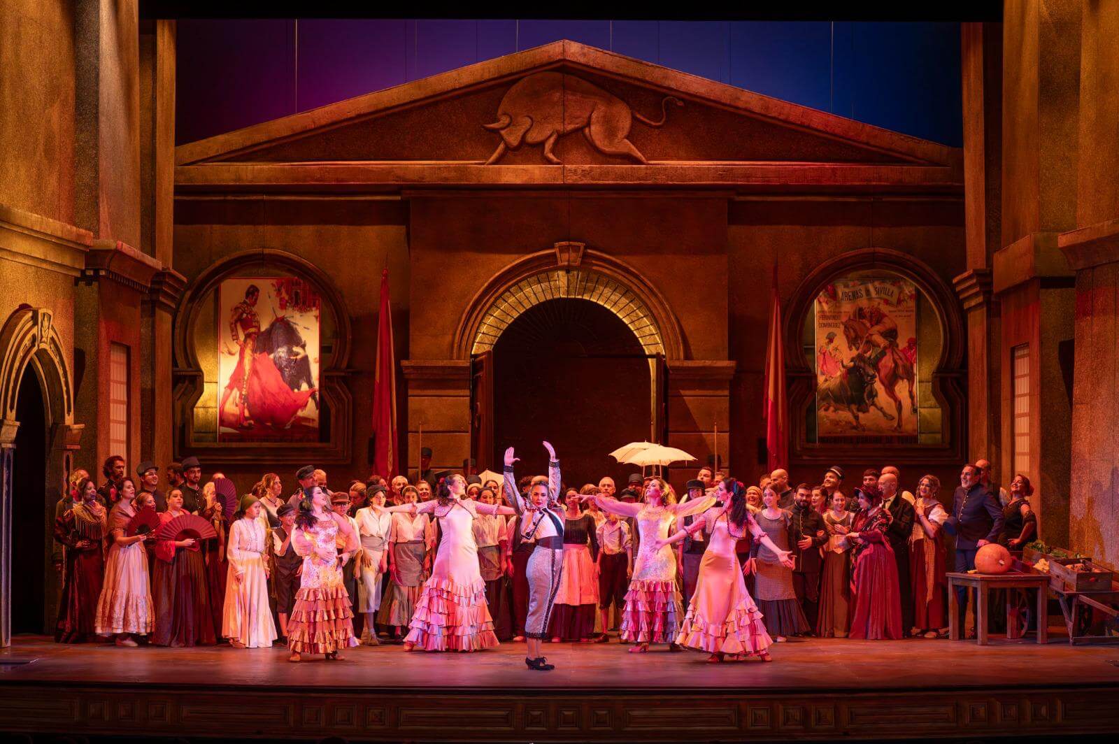 Ópera Carmen, Teatro Pérez Galdós, Las Palmas de Gran Canaria — teatro lleno